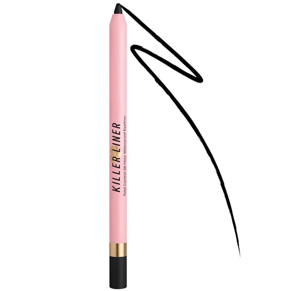 Too Faced Killer Liner BLACK 36 Hour Waterproof Gel Eyeliner BLACK  Full Size